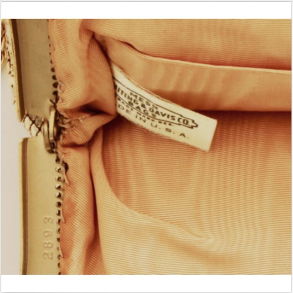 Vintage Whiting Davis Evening Bag Gold Mesh Glamour Retro 1940s Frame Bag - Picture 7 of 7